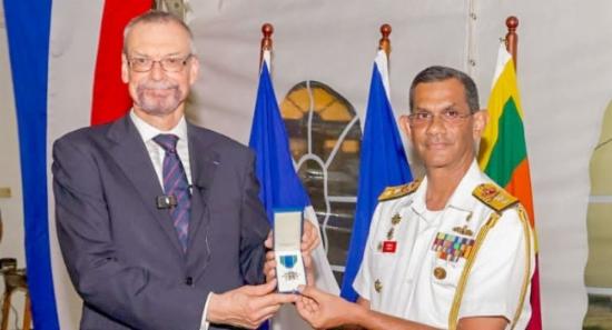Rear Admiral Kumara Receives French Honour